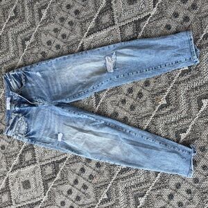 Stylish Light Blue Distressed Jeans